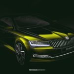 SKODA zeigt Designskizze des überarbeiteten SUPERB