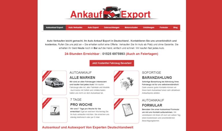 Professioneller Autoankauf in Bad Homburg